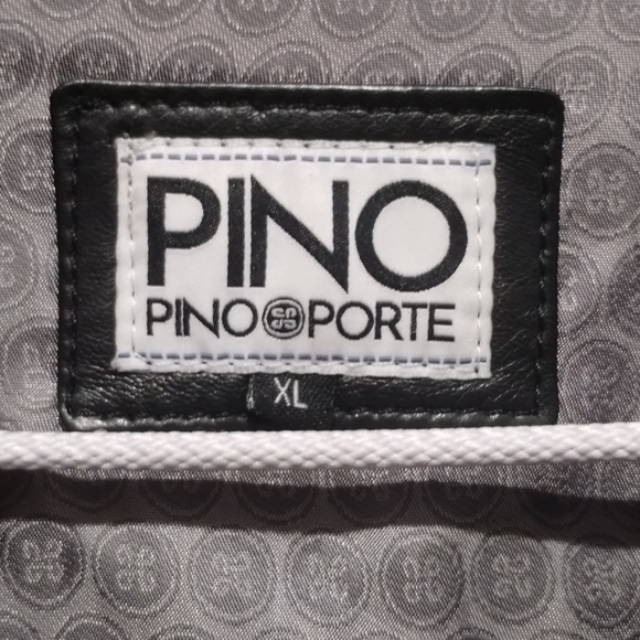 🔥BNWT 🔥 Pino Porte ~ Pilot Leather Bomber Jacket XL(Runs small, feels like L) - Picture 9 of 9